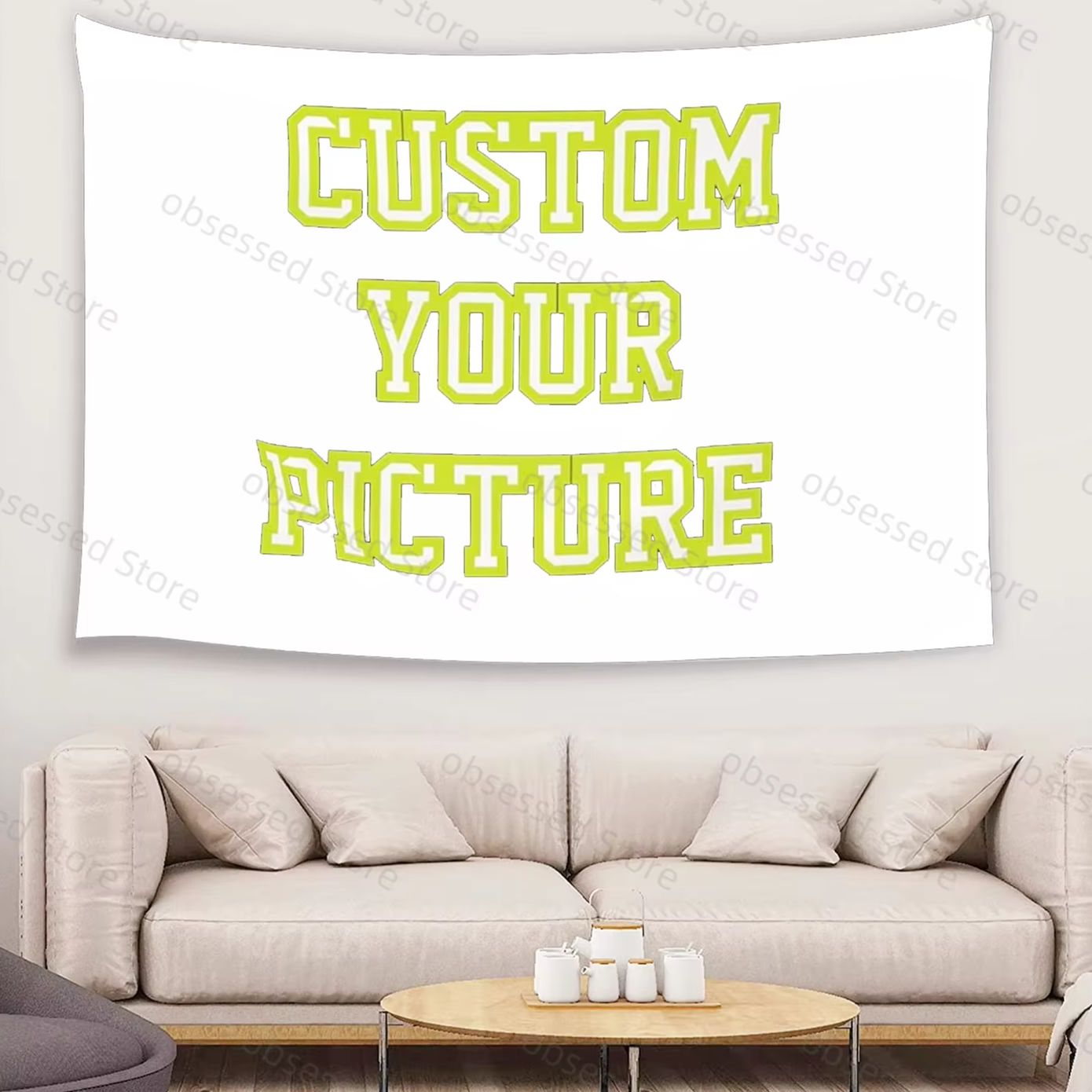 Home Textiles & Decorations - Resimleriniz için Özel Goblen Baskısı, Oda