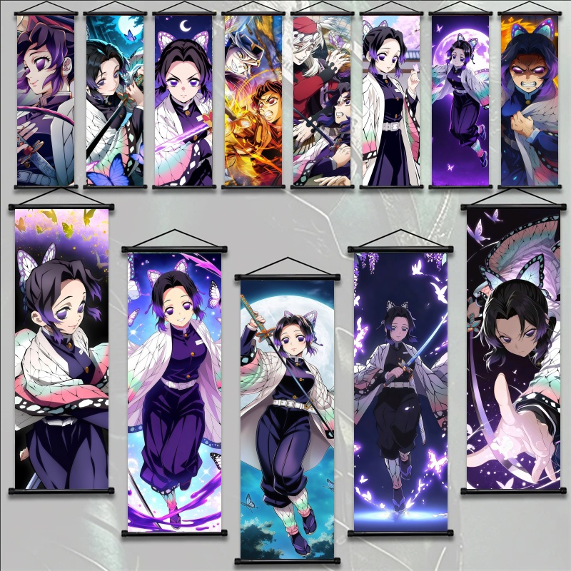 Home Textile - Shinobu Kocho Demon Slayer Sanat Kumaş
