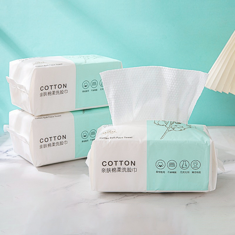Home Textiles Face Towel - Yüz Havlusu Kalınlaştırılmış Tek Kullanımlık Pamuklu