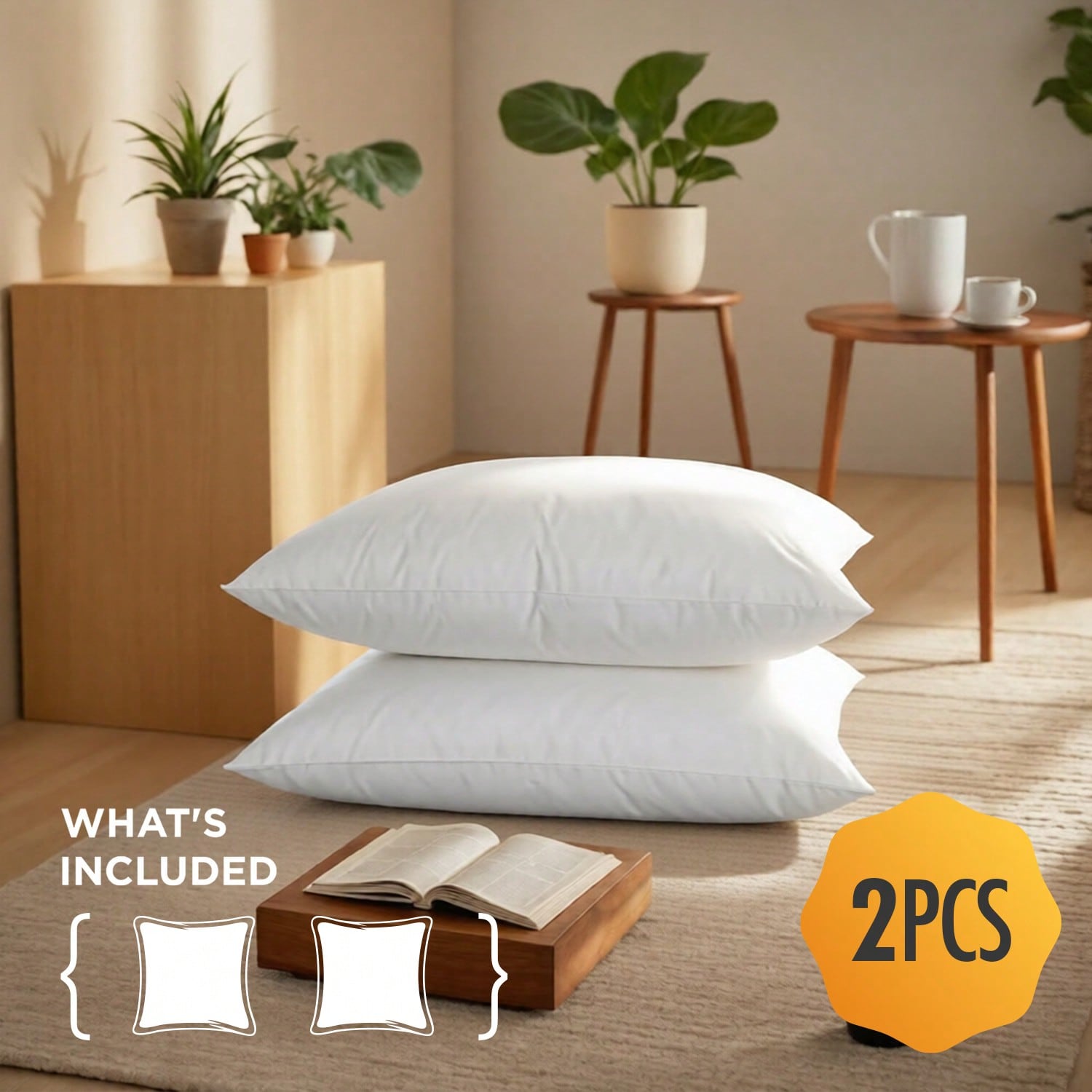 Pillow Insert 18X18 - 2'li ve 4'lü Paketlerde 12x20 ve