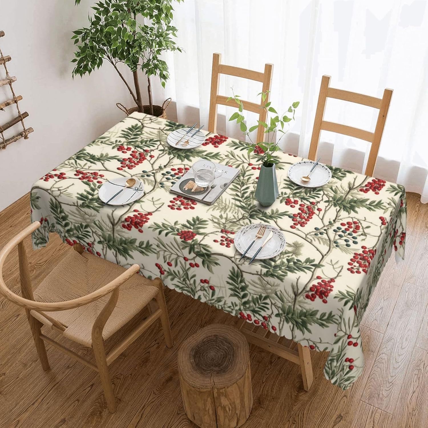 Suluboya Holly Berry Noel Masa - Home Textiles Premium incelemesi ve fiyatı