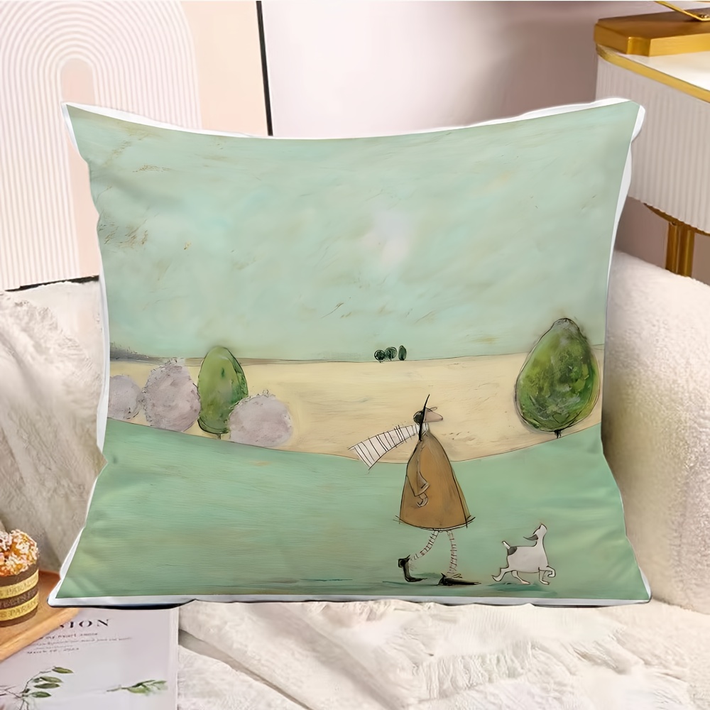 1 adet Moda Karikatür Baskılı  - Pillow Insert 18X18 incelemesi ve fiyatı
