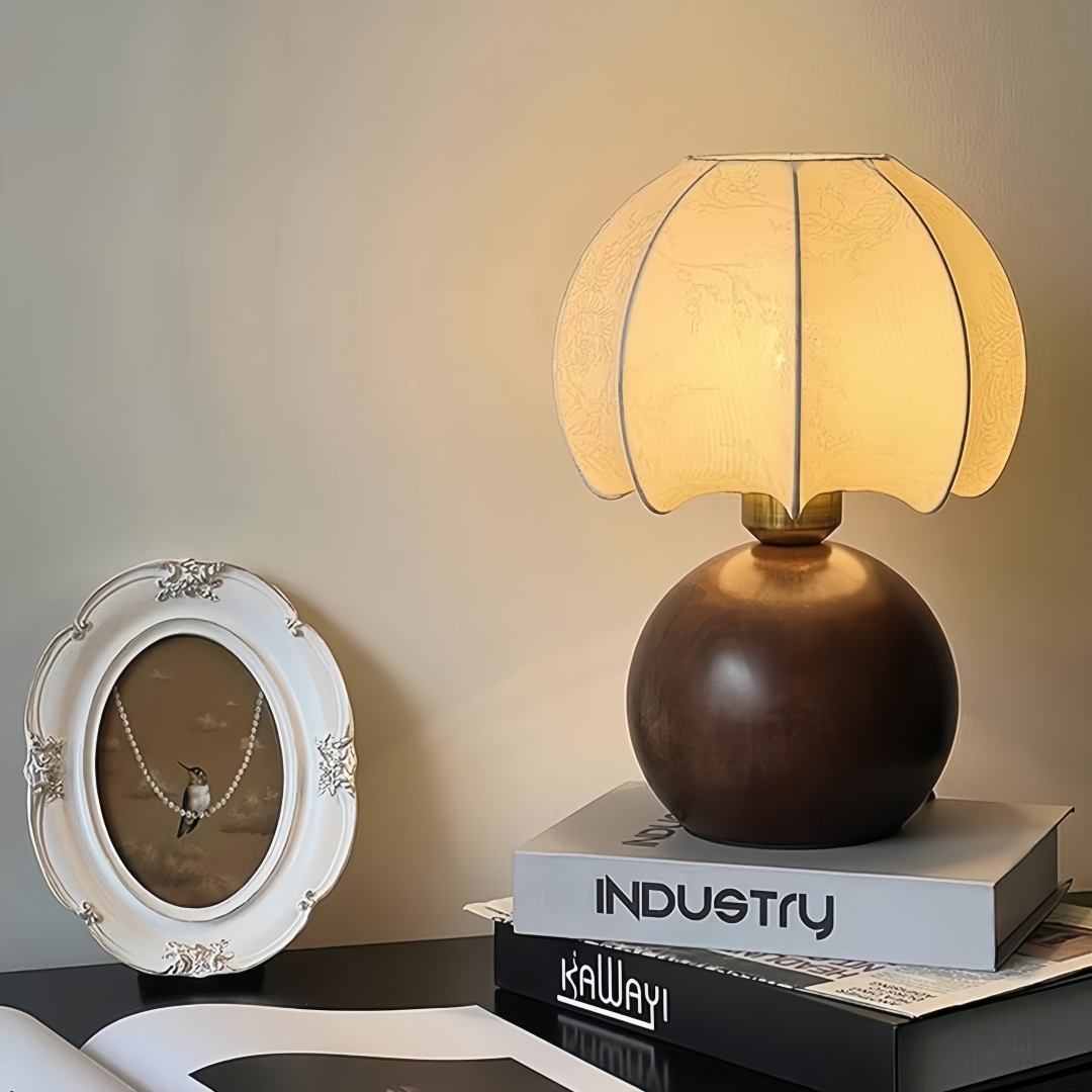 Vintage çiçek desenli masa lam - Home Textiles & Decorations incelemesi ve fiyatı