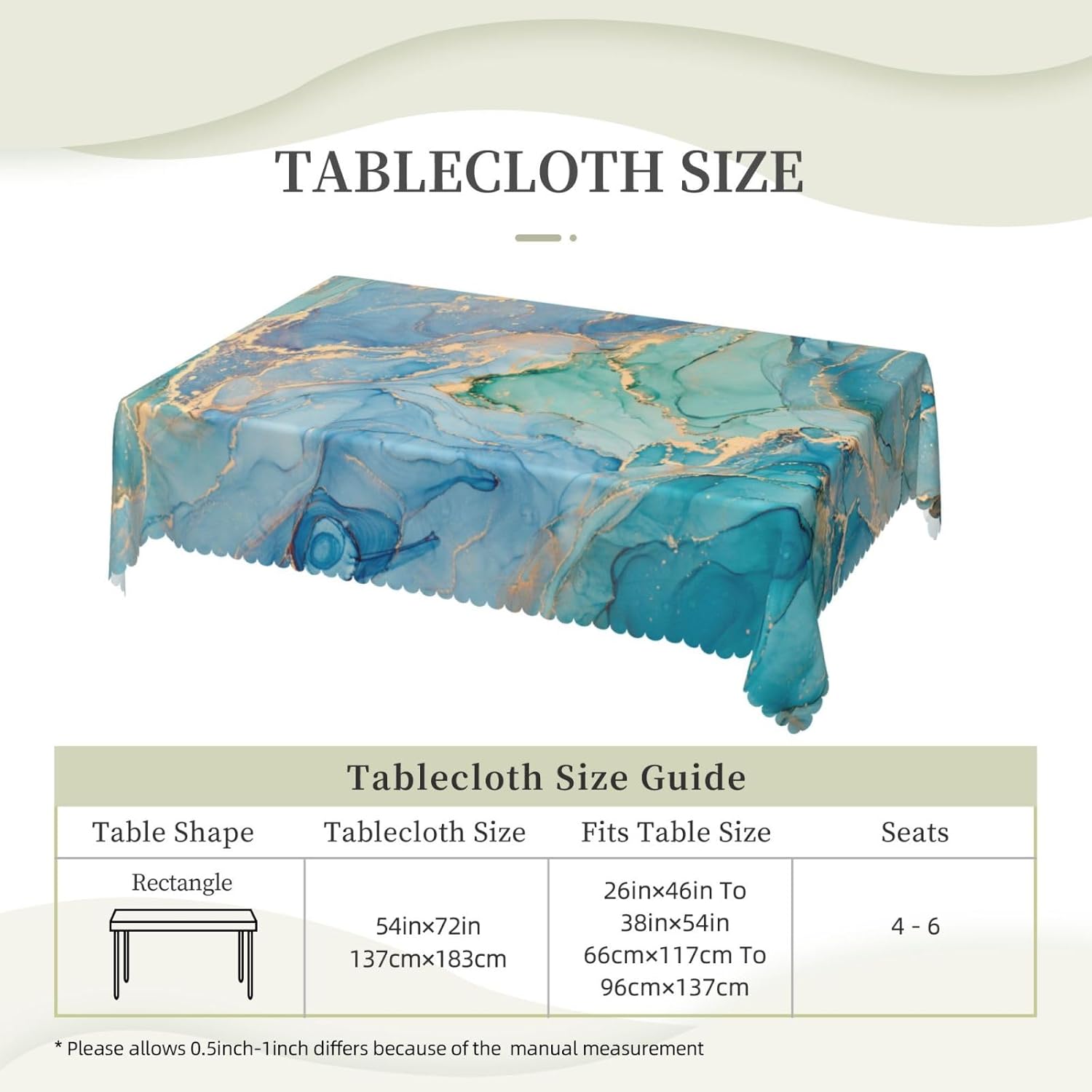 Lüks Teal Mermer Desenli Masa  - Home Textiles Premium incelemesi ve fiyatı